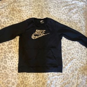 Nike cheetah print crewneck